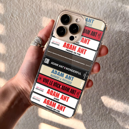 Adam Ant Albums Cassette Collection Retro Phone Case