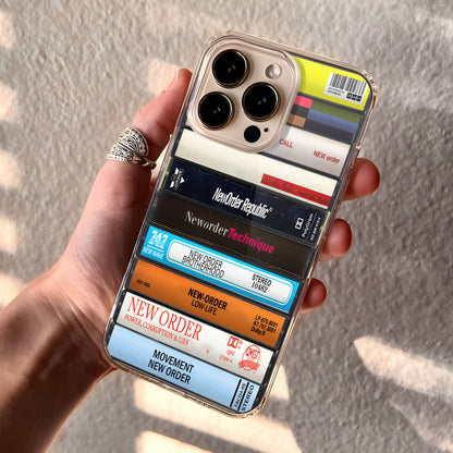 New Order Albums Cassette Collection Retro Phone Case