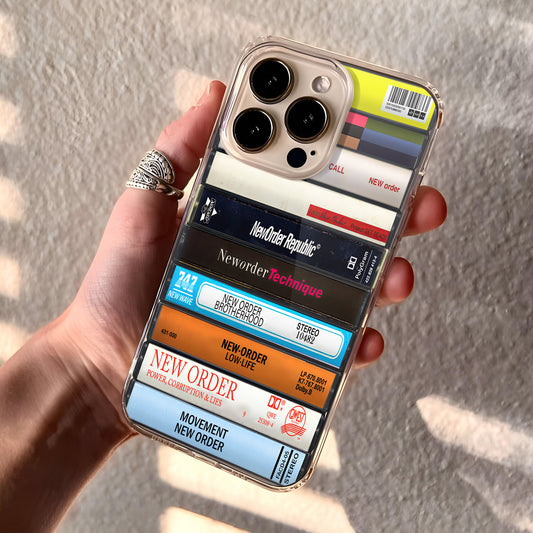 New Order Albums Cassette Collection Retro Phone Case