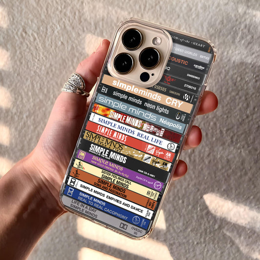 Simple Minds Albums Cassette Collection Retro Phone Case