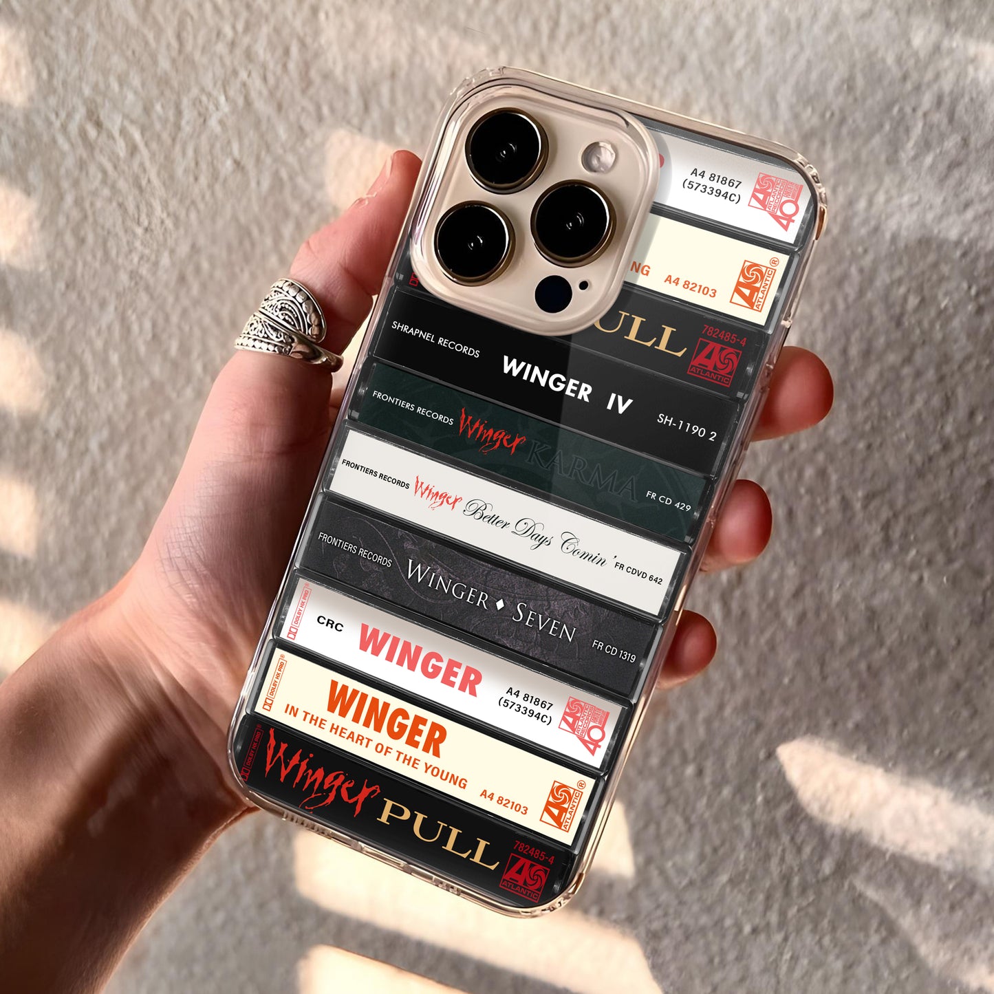 Winger Albums Cassette Collection Retro Phone Case