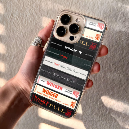 Winger Albums Cassette Collection Retro Phone Case