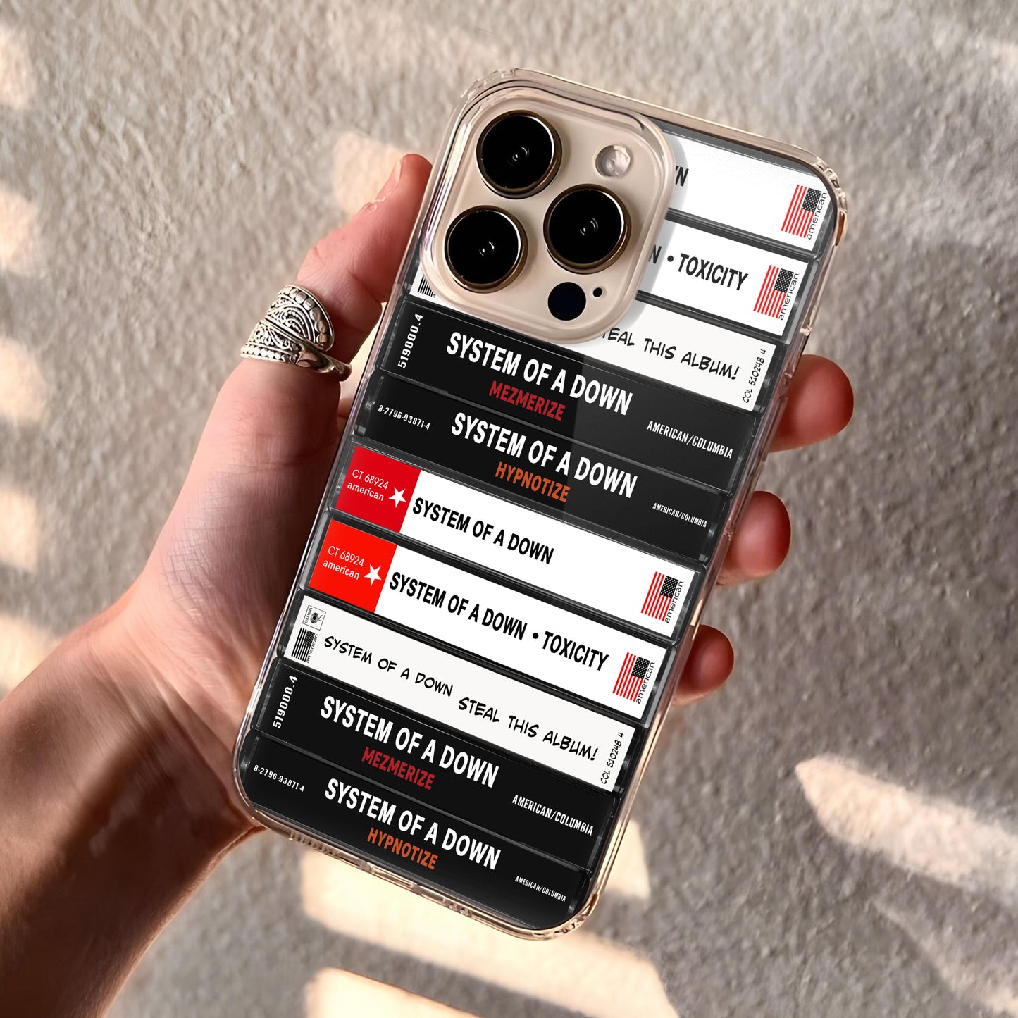 System Of A Down Albums Cassette Collection Retro Phone Case