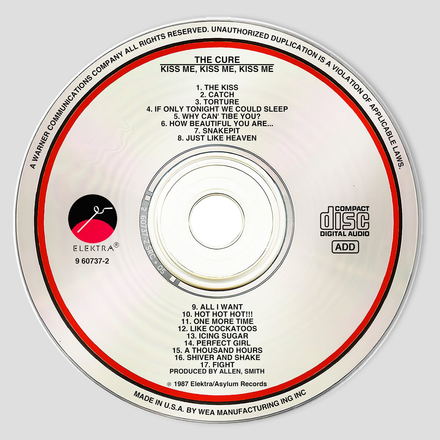 Kiss Me Kiss Me Kiss Me Albums CD Magnetic Phone Grip - The Cure