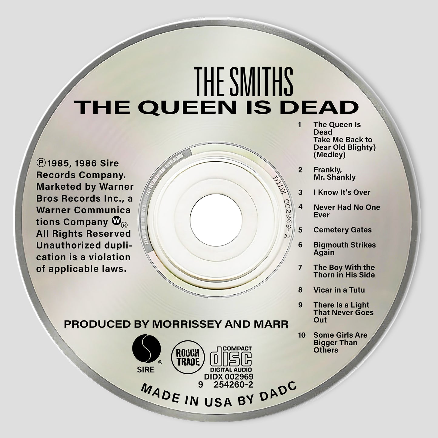 The Queen Is Dead Albums CD Magnetic Phone Grip - The Smiths