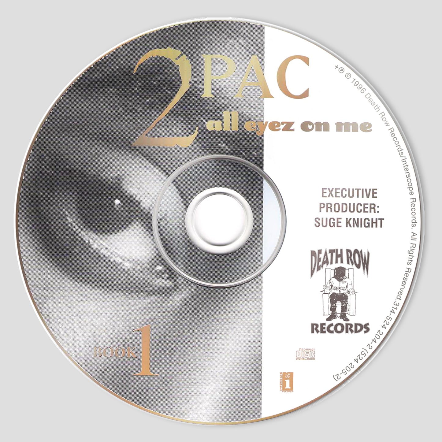 All Eyez On Me CD Magnetic Phone Grip - 2Pac