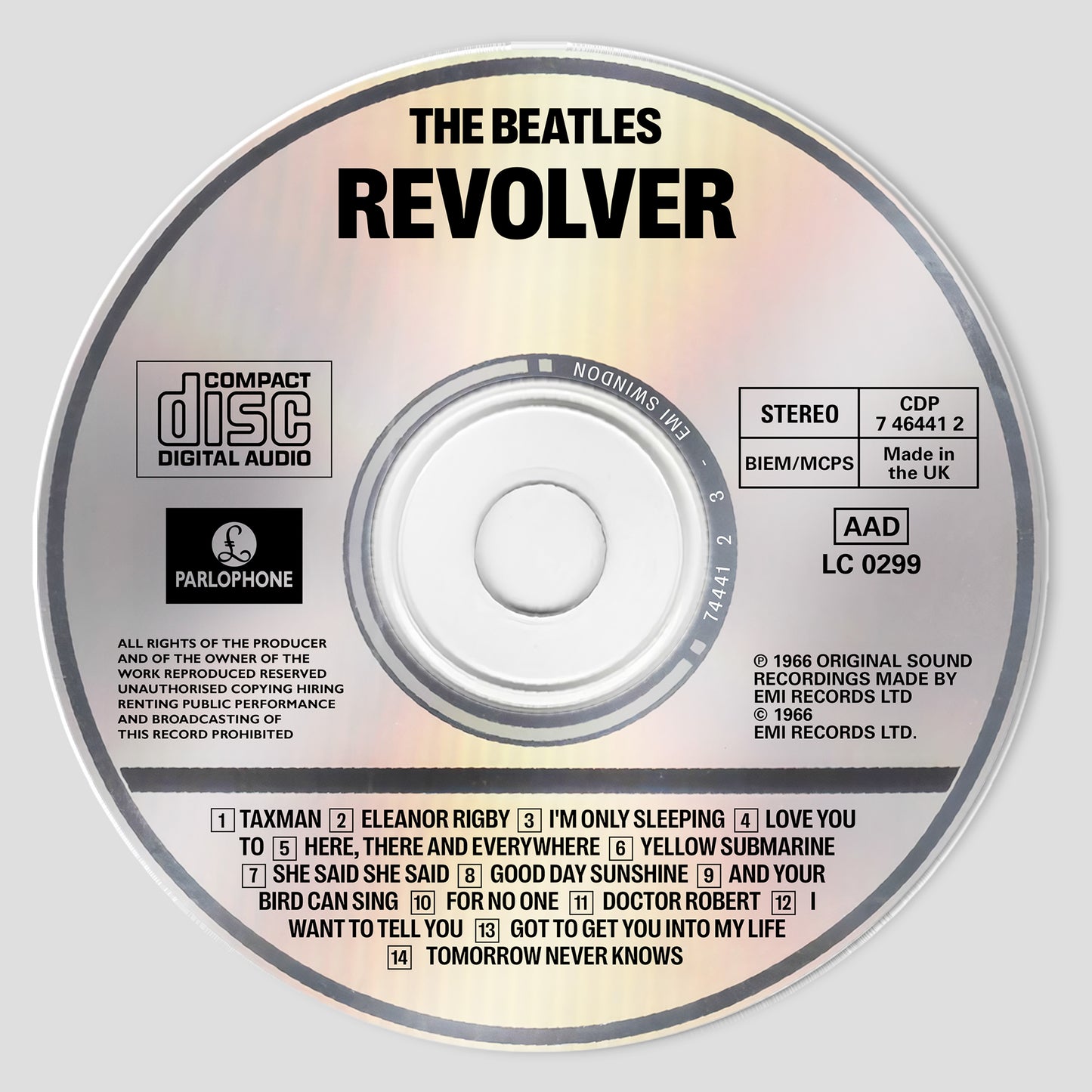 Revolver CD Magnetic Phone Grip - The Beatles