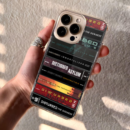 Disturbed Albums Cassette Collection Retro Phone Case