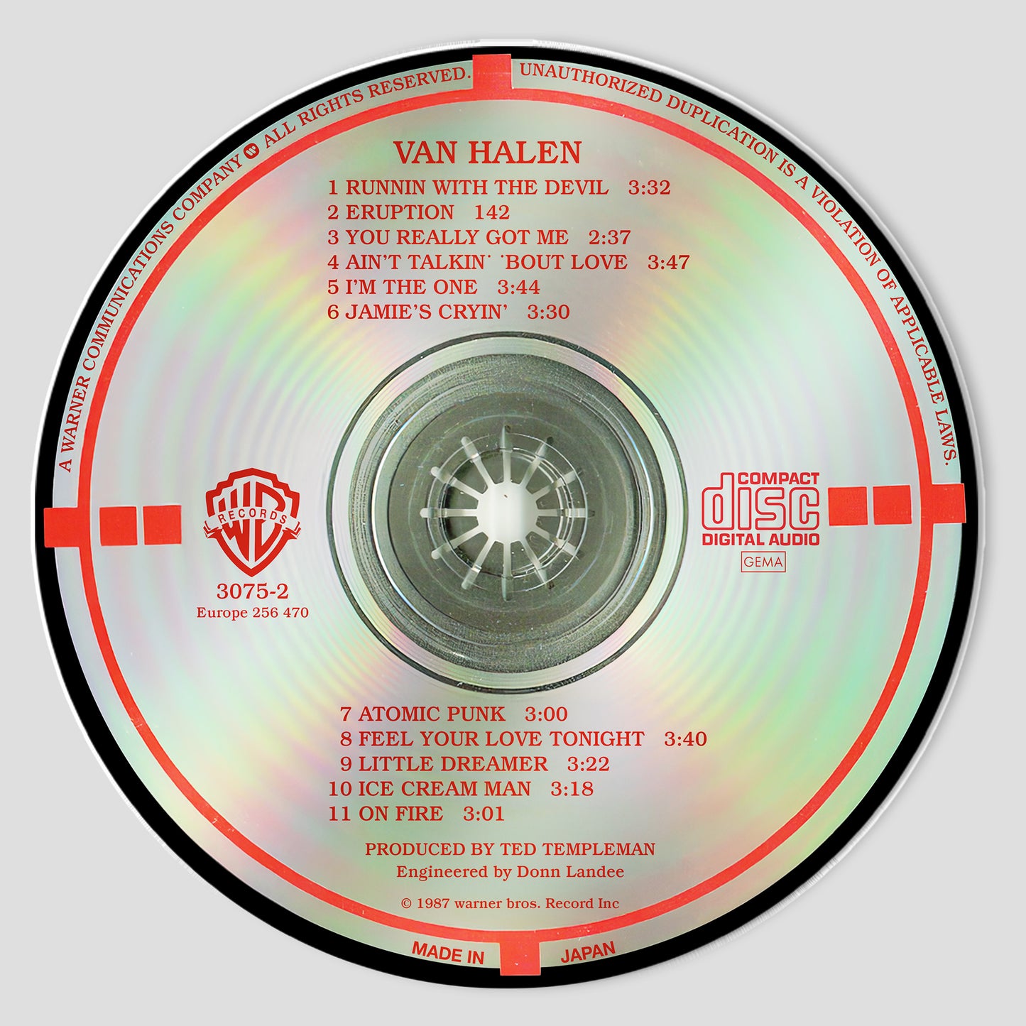 Van Halen CD Magnetic Phone Grip