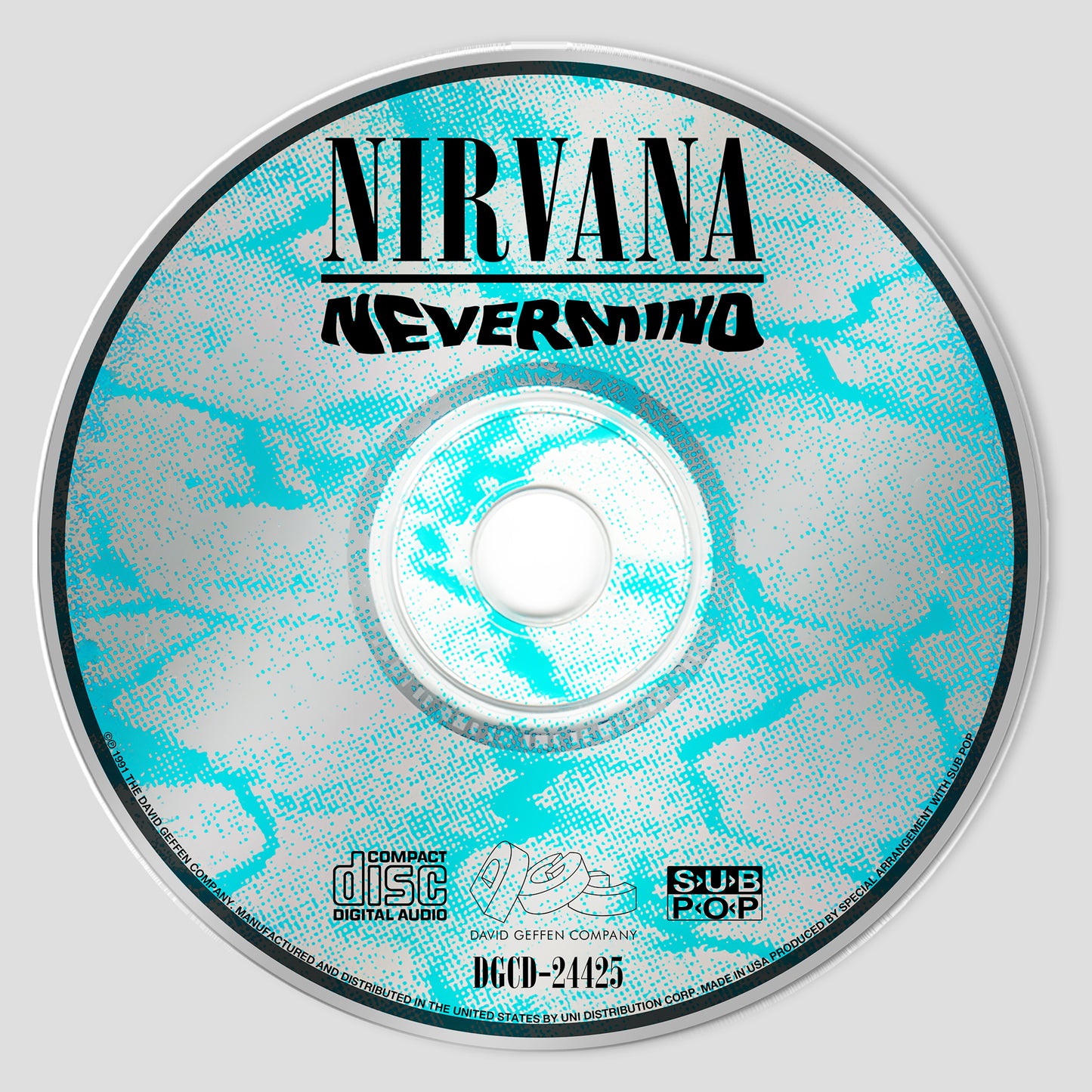 Nevermind CD Magnetic Phone Grip - Nirvana