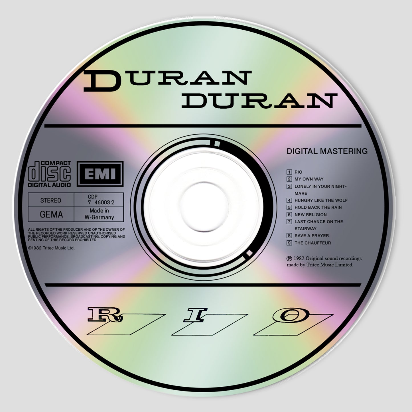 Rio CD Magnetic Phone Grip - Duran Duran