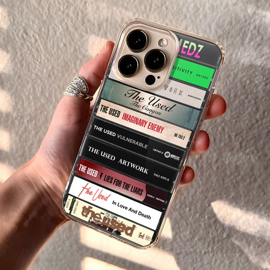 The Used Albums Cassette Collection Retro Phone Case