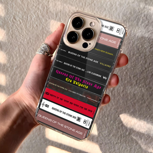 Queens of the Stone Age Albums Cassette Collection Retro Phone Case