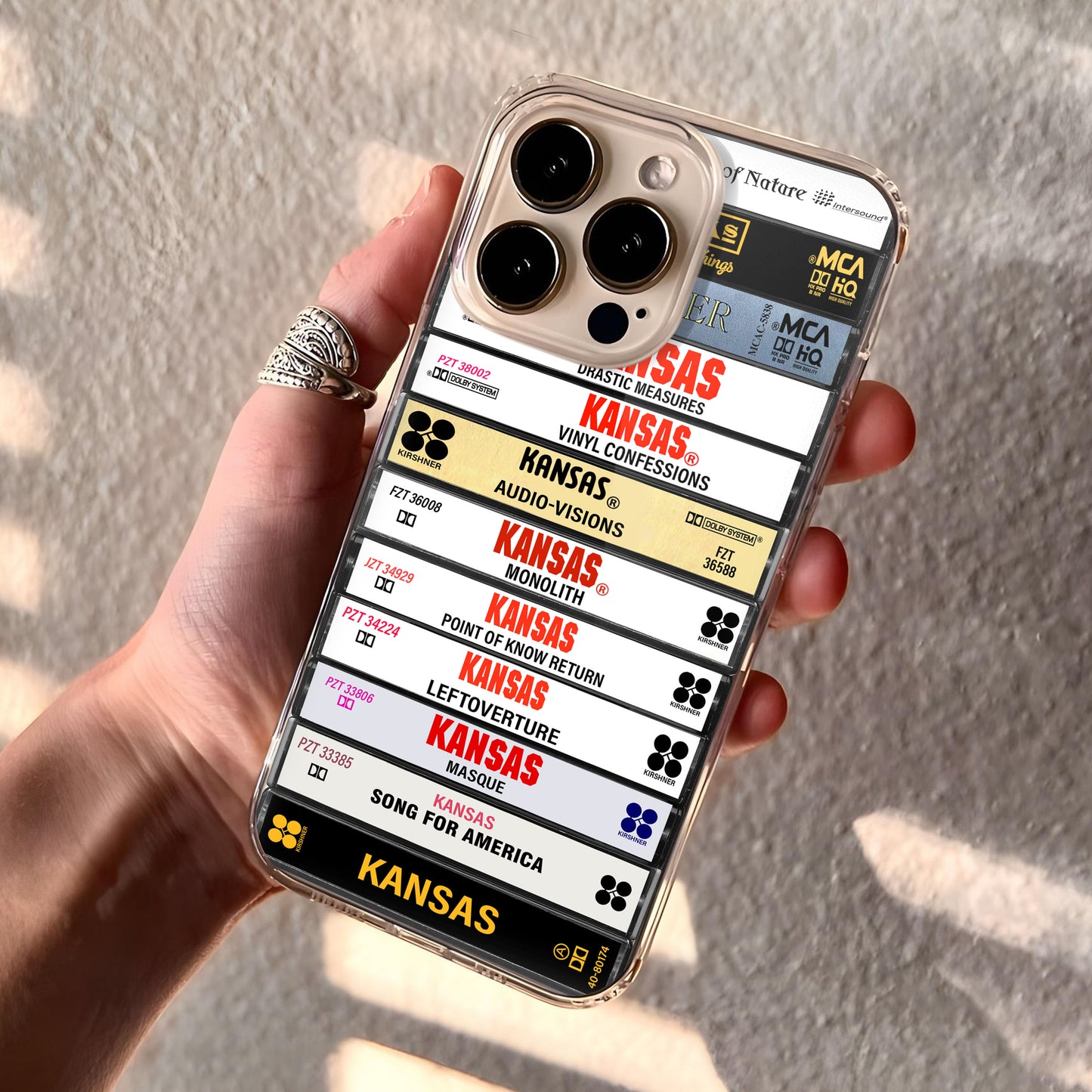 Kansas Albums Cassette Collection Retro Phone Case