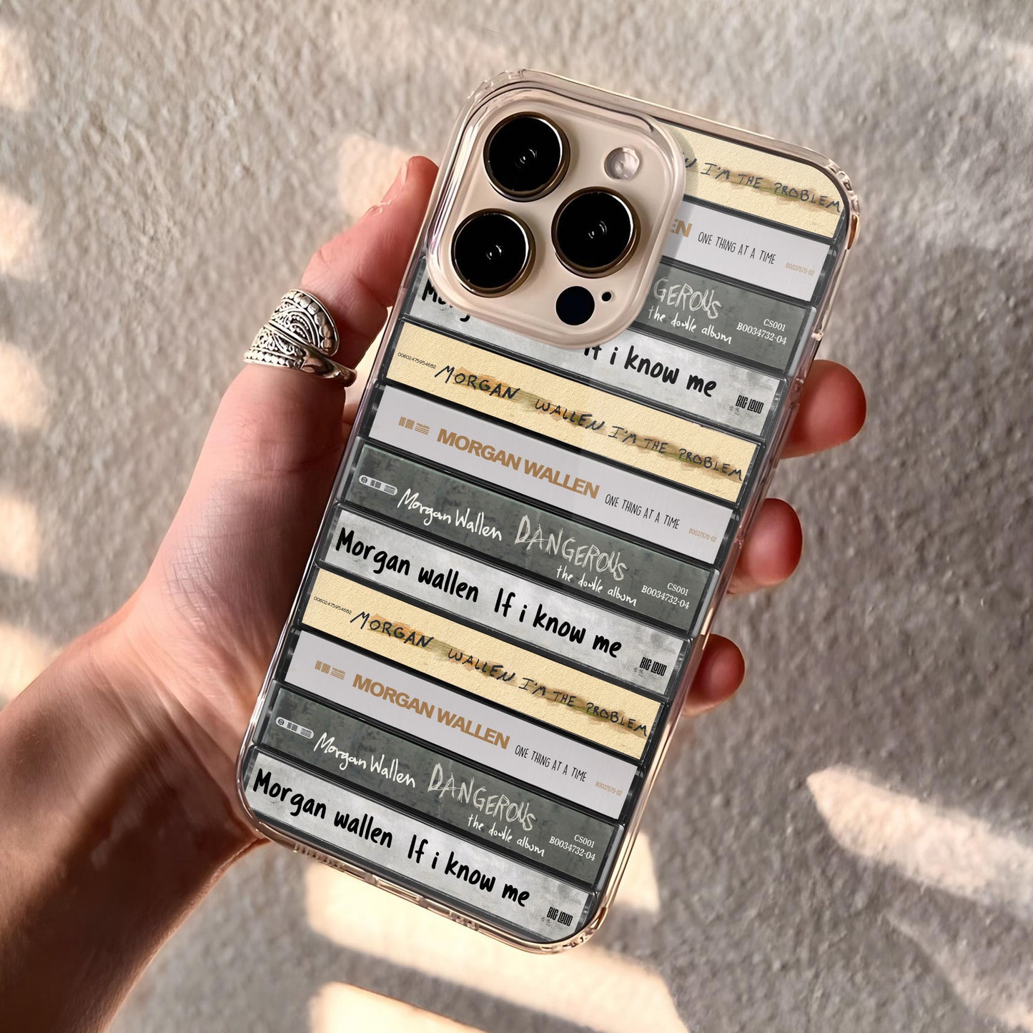 Morgan Wallen Albums Cassette Collection Retro Phone Case