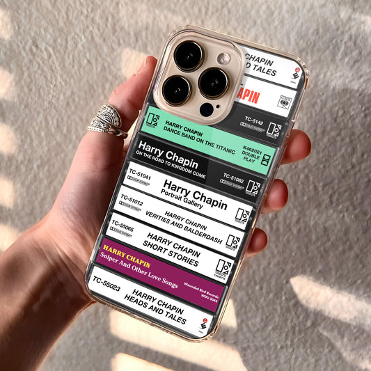 Harry Chapin Albums Cassette Collection Retro Phone Case