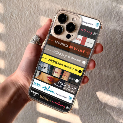 Monica Albums Cassette Collection Retro Phone Case