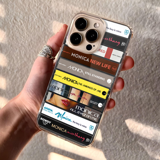 Monica Albums Cassette Collection Retro Phone Case