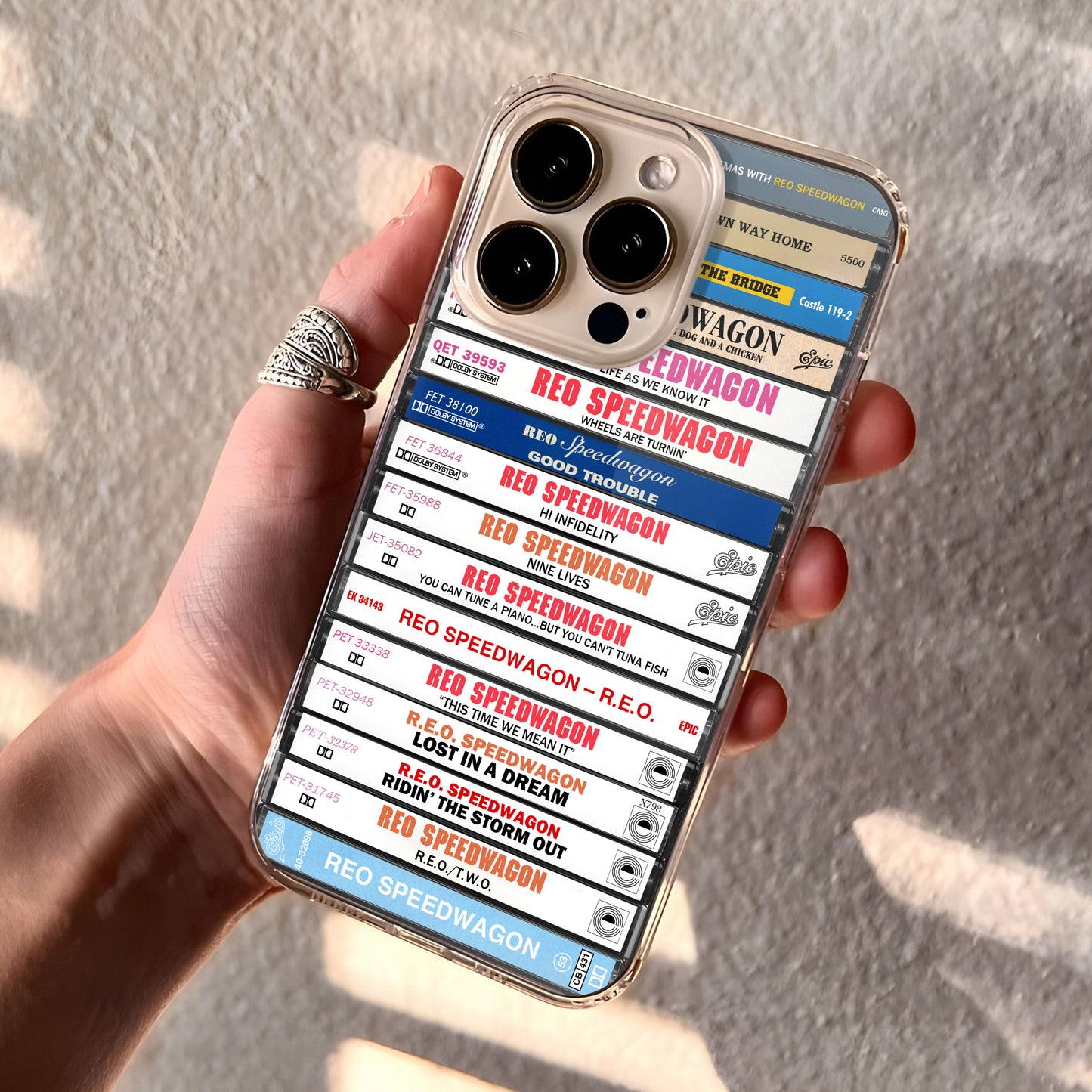 REO Speedwagon Albums Cassette Collection Retro Phone Case