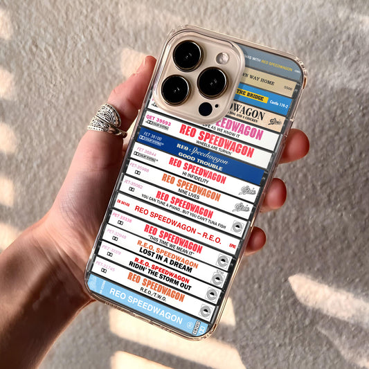 REO Speedwagon Albums Cassette Collection Retro Phone Case