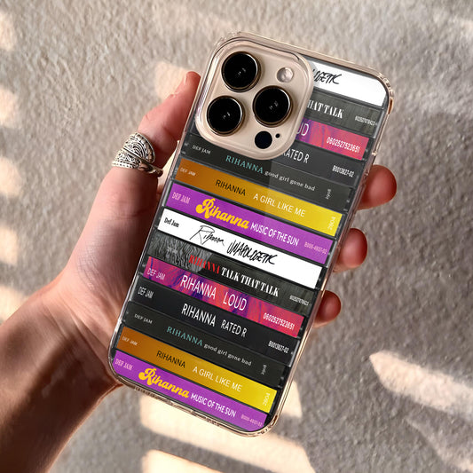 Rihanna Albums Cassette Collection Retro Phone Case