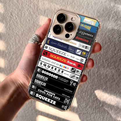 Squeeze Albums Cassette Collection Retro Phone Case