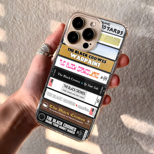 The Black Crowes Albums Cassette Collection Retro Phone Case