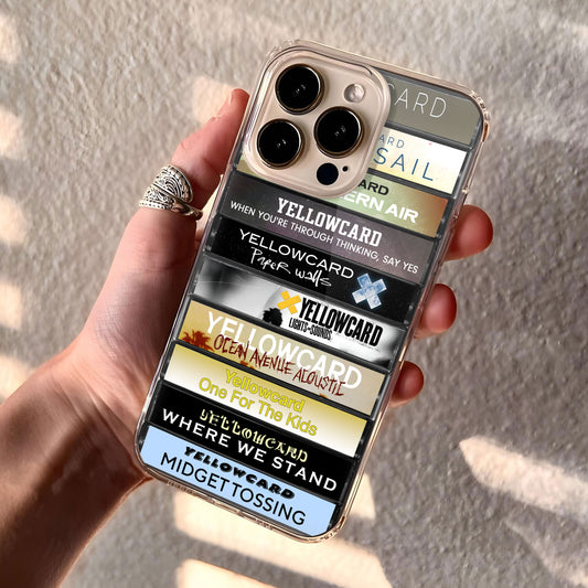Yellowcard Albums Cassette Collection Retro Phone Case