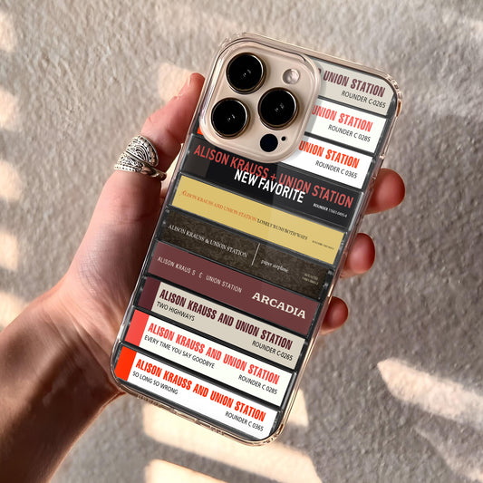 Alison Krauss & Union Station Albums Cassette Collection Retro Phone Case