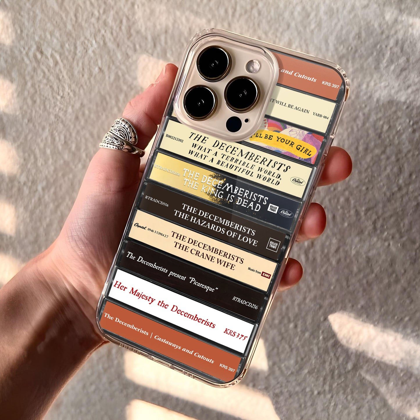 The Decemberists Albums Cassette Collection Retro Phone Case