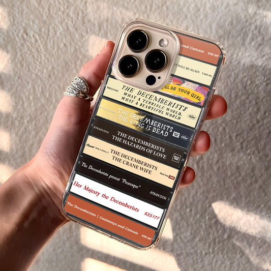 The Decemberists Albums Cassette Collection Retro Phone Case