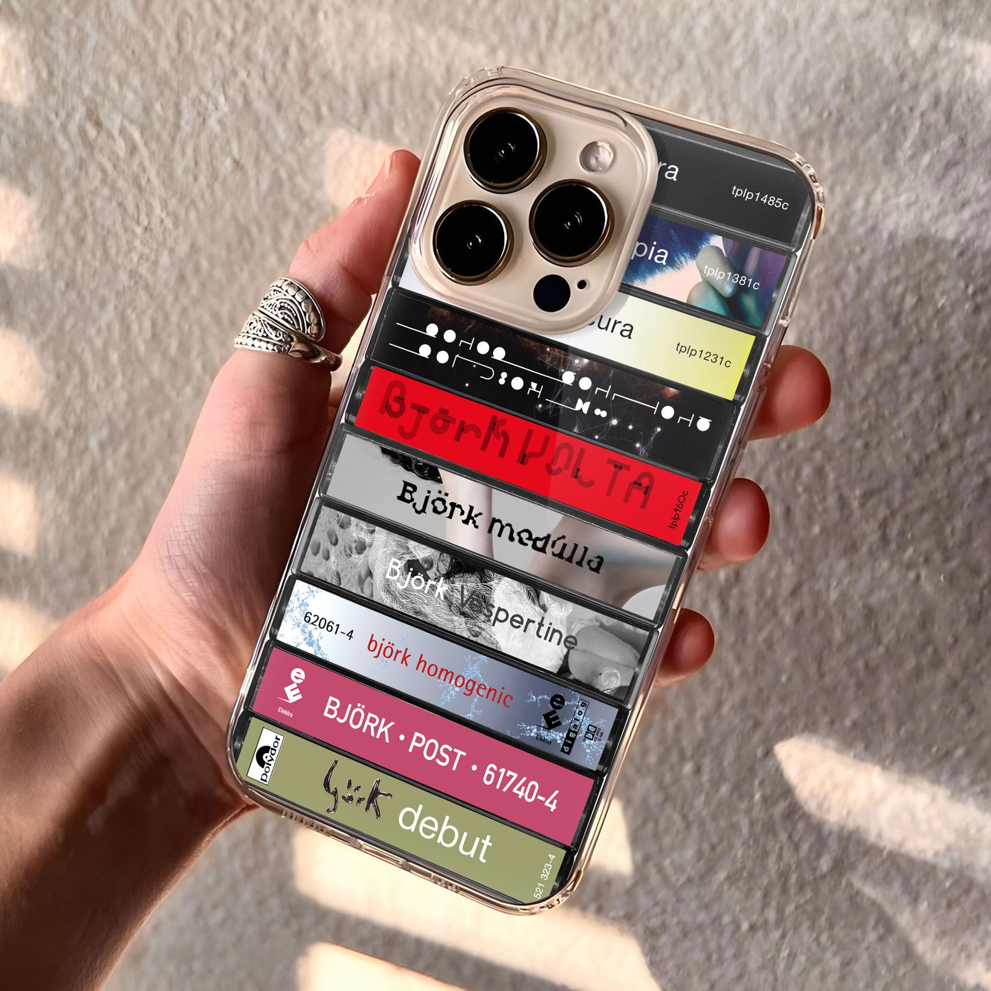 Björk Albums Cassette Collection Retro Phone Case