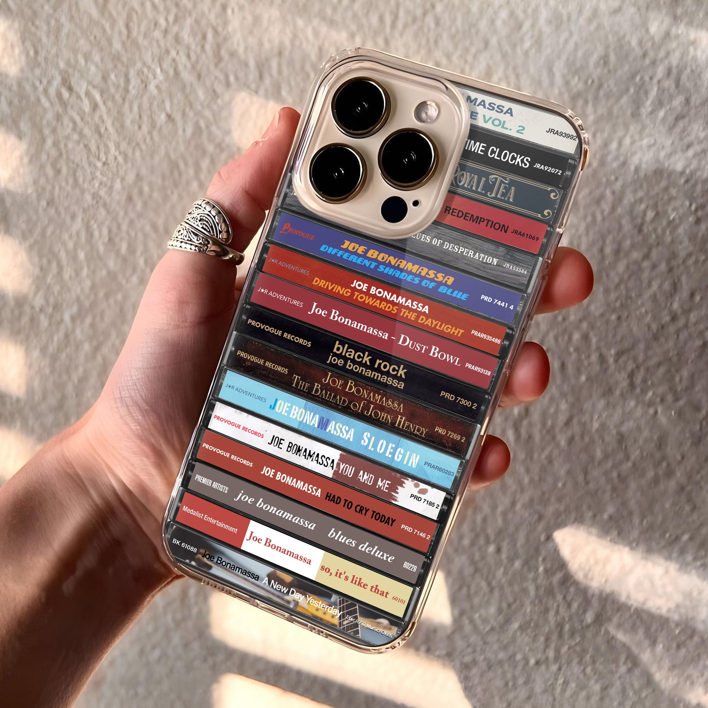 Joe Bonamassa Albums Cassette Collection Retro Phone Case