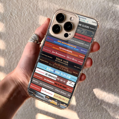 Joe Bonamassa Albums Cassette Collection Retro Phone Case