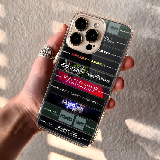 Farruko Albums Cassette Collection Retro Phone Case