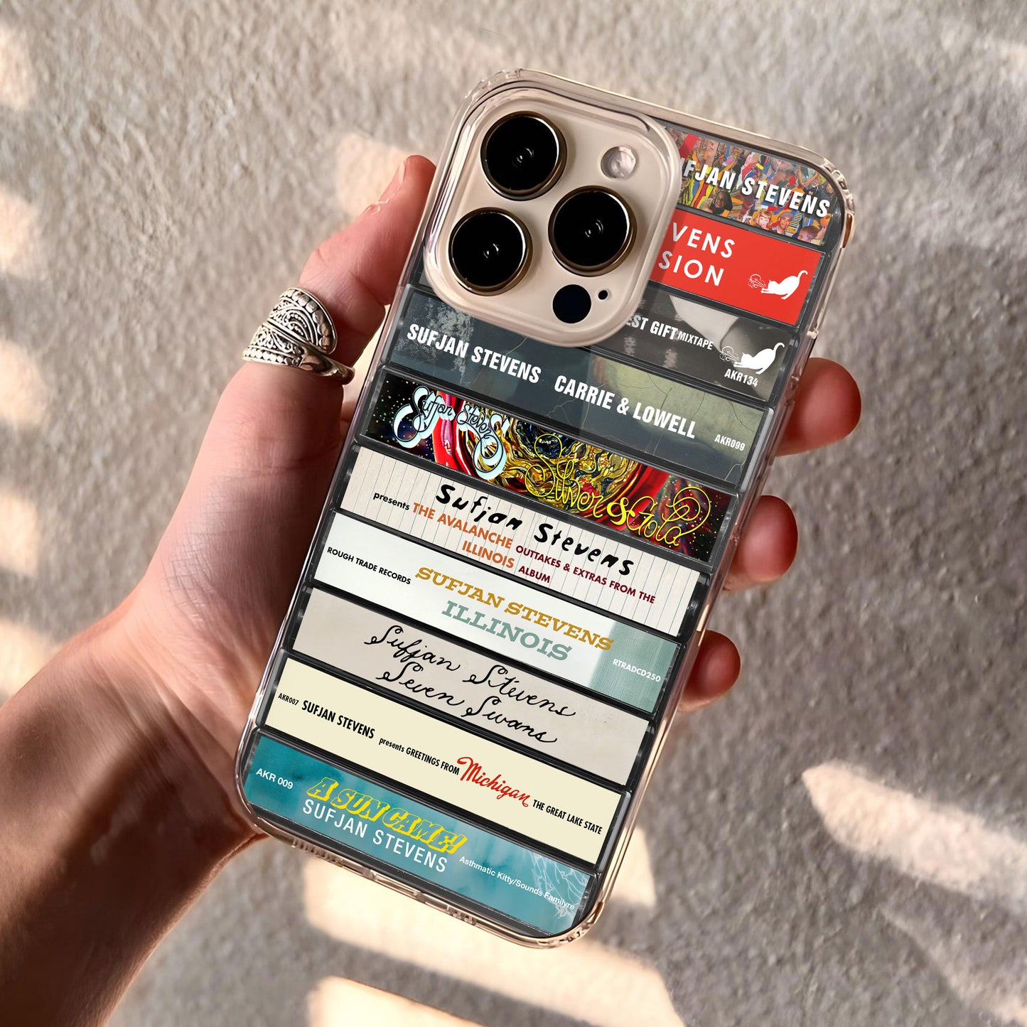 Sufjan Stevens Albums Cassette Collection Retro Phone Case