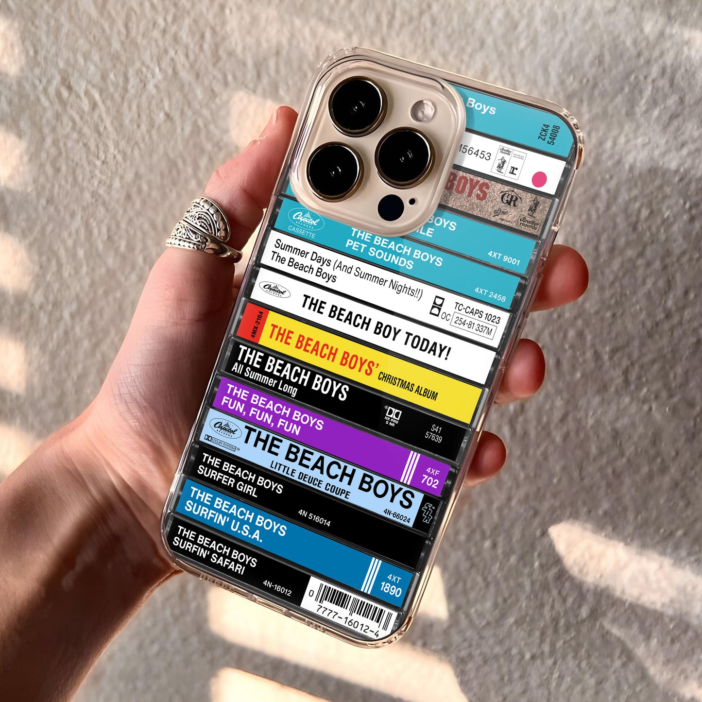 The Beach Boys Albums Cassette Collection Retro Phone Case