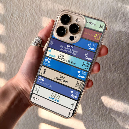 UFO Albums Cassette Collection Retro Phone Case