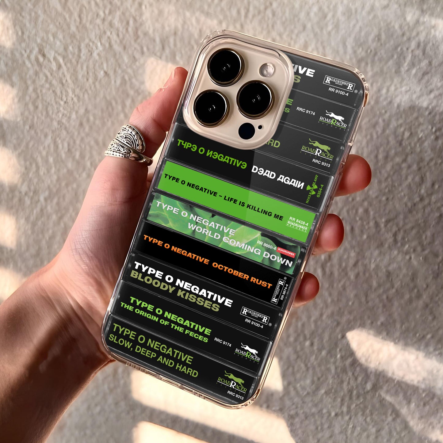 Type O Negative Albums Cassette Collection Retro Phone Case