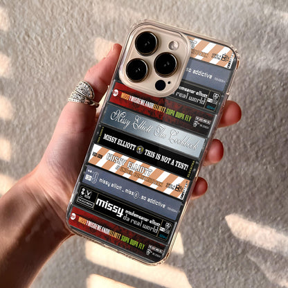 Missy Elliott Albums Cassette Collection Retro Phone Case
