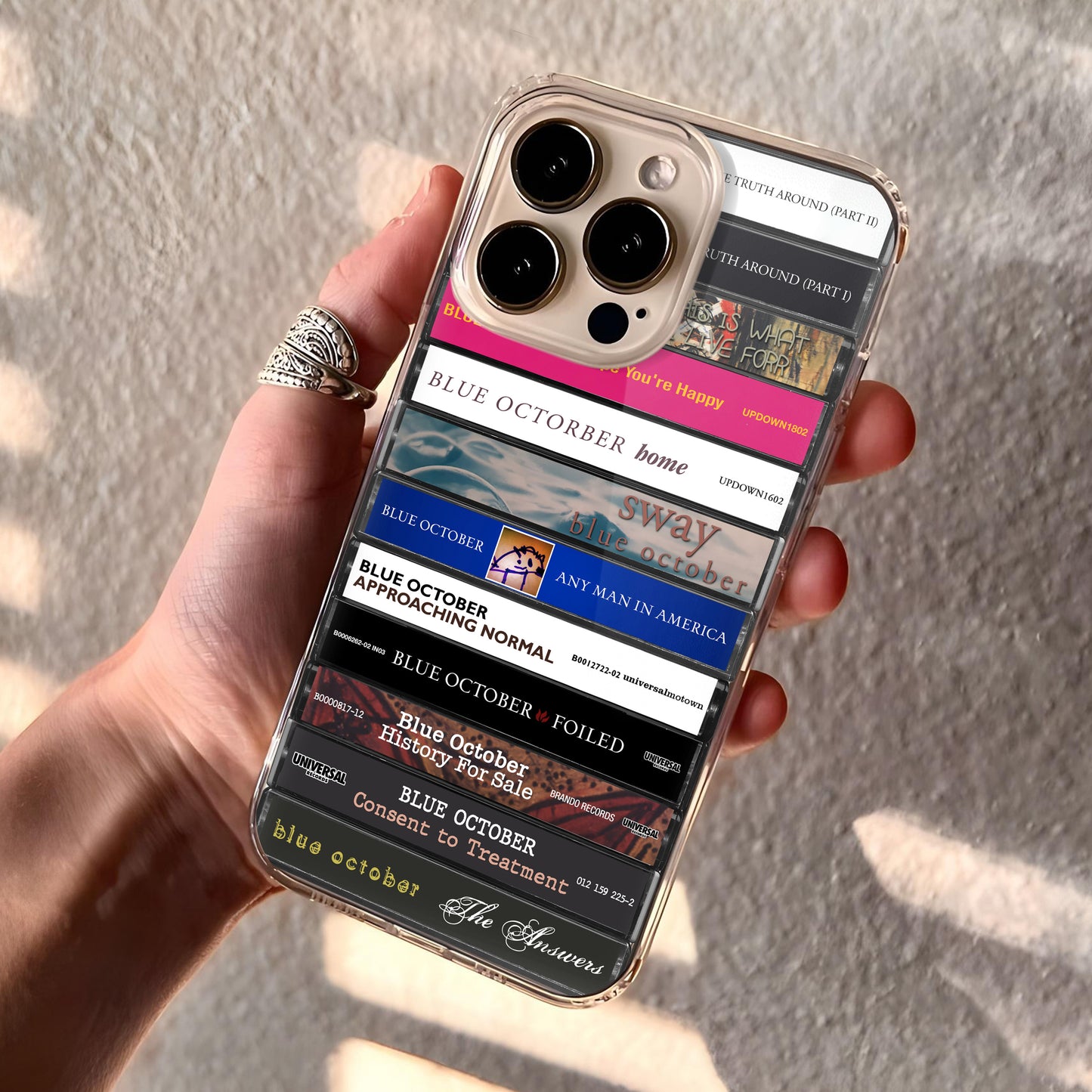 Blue October Albums Cassette Collection Retro Phone Case