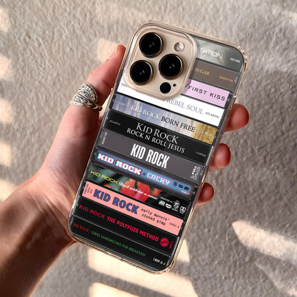 Kid Rock Albums Cassette Collection Retro Phone Case
