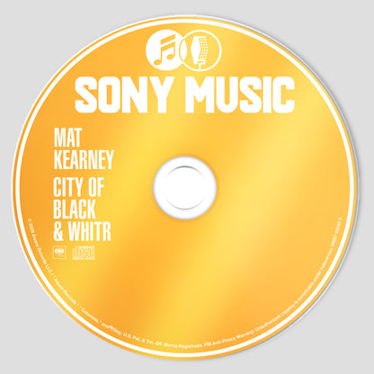 City of Black & White CD Magnetic Phone Grip - Mat Kearney