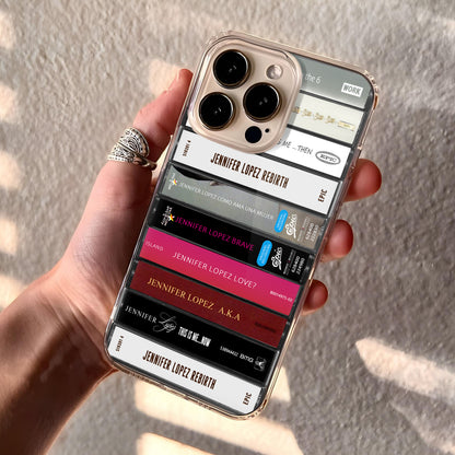 Jennifer Lopez Albums Cassette Collection Retro Phone Case