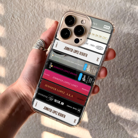 Jennifer Lopez Albums Cassette Collection Retro Phone Case