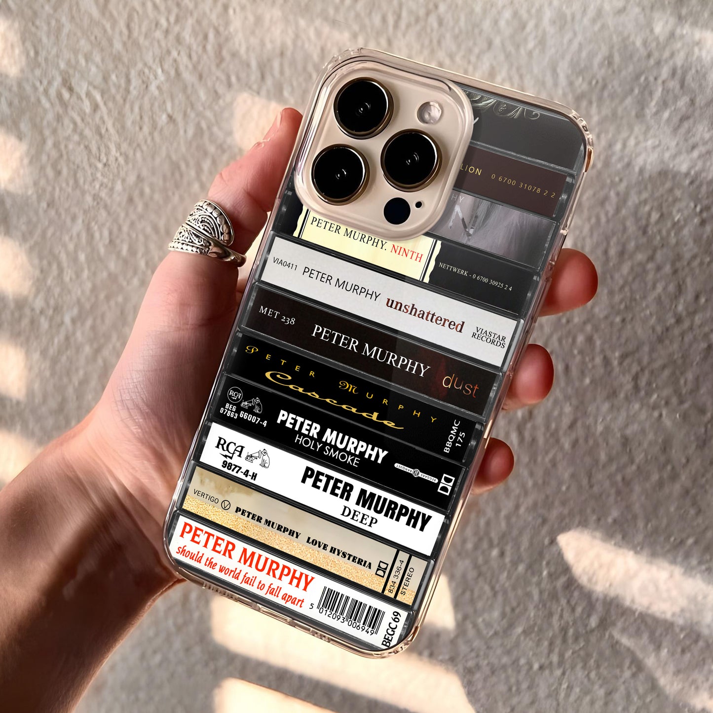 Peter Murphy Albums Cassette Collection Retro Phone Case