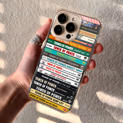The Tower of Power Albums Cassette Collection Retro Phone Case