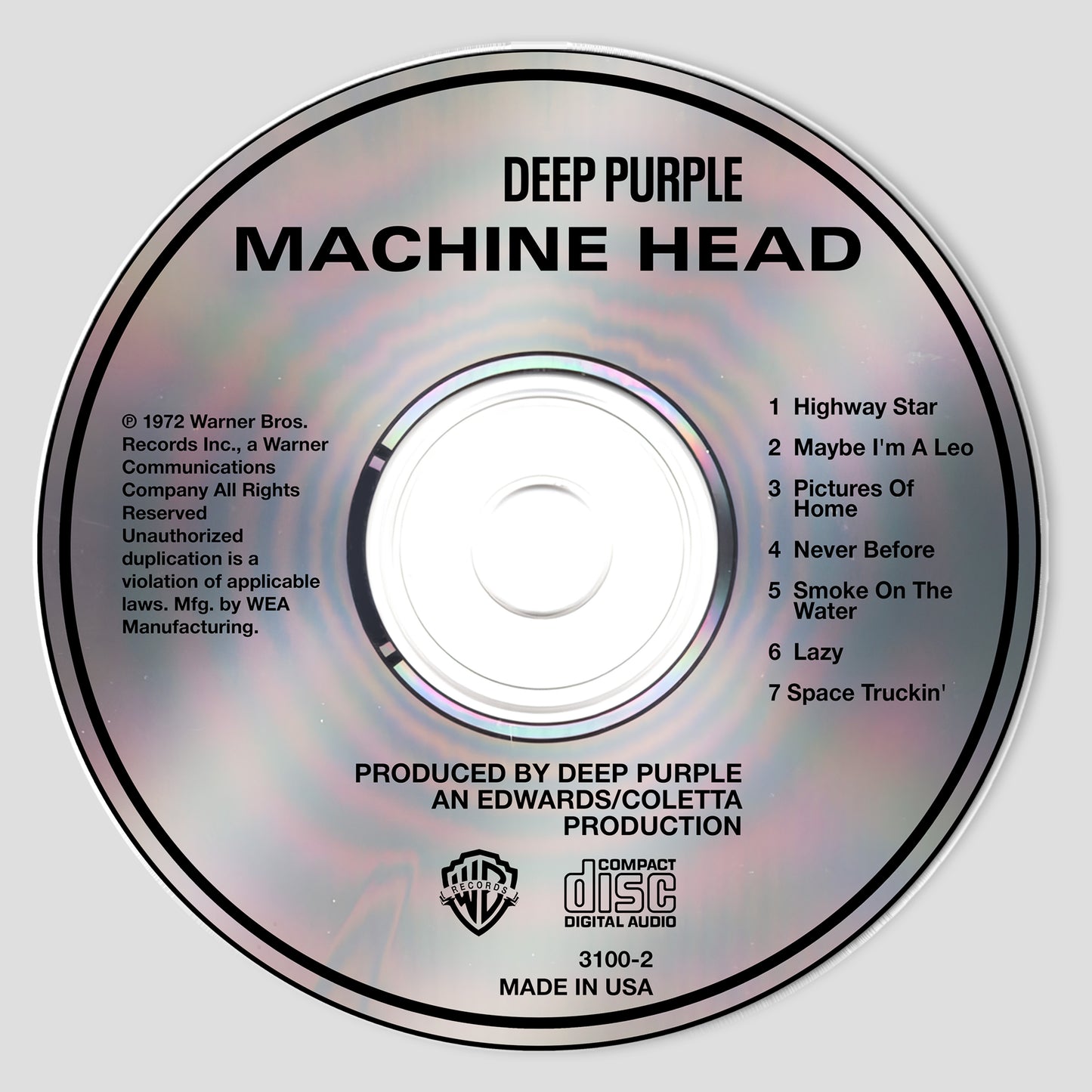Machine Head CD Magnetic Phone Grip - Deep Purple