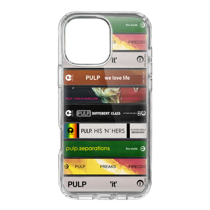 Pulp Albums Cassette Collection Retro Phone Case
