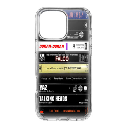 New Wave Music Albums Cassette Collection Retro Phone Case